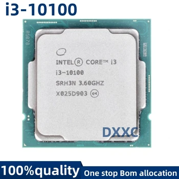 Core i3-10100 I3 10100 3,6 GHz-es, 4 magos, 8 szálas CPU processzorhoz használt L2 = 1M L3 = 6m 65W LGA 1200 i3 10100