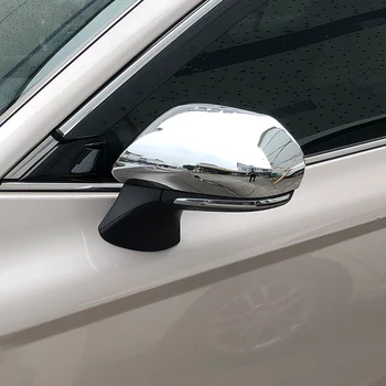 ABS króm Toyota Prius 2016-2020 tartozékokhoz Autó oldali ajtó visszapillantó tükör burkolat Borító burkolat Matrica autó stílus 2db