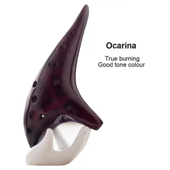 12 lyukú Ocarina Alto C Tone Classic Dolomit Ocarina kezdő hangszer előadás tanításához Musical Lover ajándékok