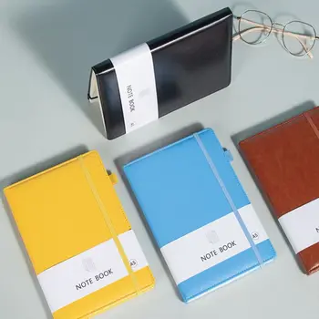 Feljegyzés Naplótervező PU bőr notebook Candy Color napirend szervező A5 hallgatói jegyzettömb írás scrapbooking napló jegyzetfüzet
