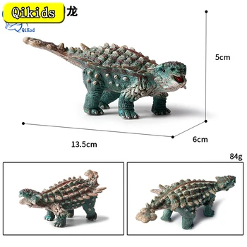 Jurassic szimuláció dinoszaurusz játék Új körömsárkány Szilárd statikus dinoszaurusz modell Ankylosaurus Baotou állatfigura díszek Gyermek
