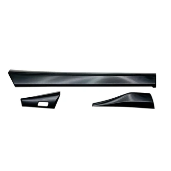 3Pcs autó fényes fekete középkonzol műszerfal panel dekoratív burkolat a Honda HRV HR-V Vezel 2021 2022 RHD