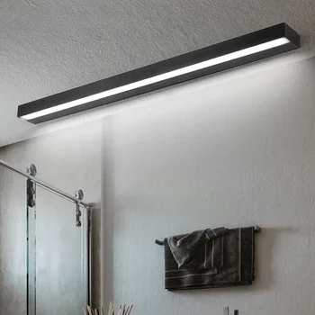 Modern LED fali lámpa Fürdőszoba tükör fényszóró előcsarnokhoz Hálószoba Lakberendezés készülék smink Vas falburkolat lámpatest világítás