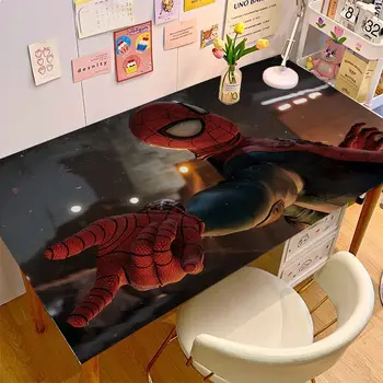 Bosszúállók Marvel Pókember Vasember stílusos hálószoba Szép rajzfilm asztalszőnyeg olaj- és lerakódásgátló mosásmentes ajándék