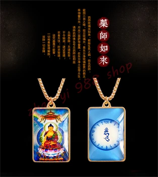 Herbalist Buddha medál, gyönyörű férfi és női nyaklánc, kedvező és biztonságos medál