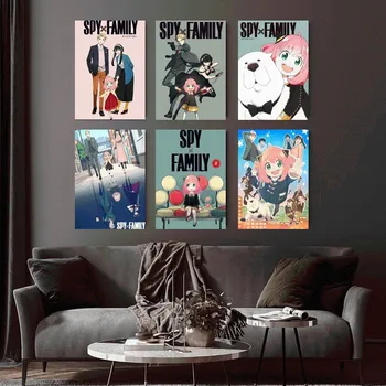 Anime SPY FAMILY poszter Home Office tanulmány Fal Hálószoba Nappali Konyha dekoráció Festés