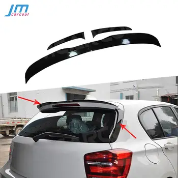 ABS fényes fekete hátsó tető spoiler BMW 1-es sorozat F20 F21 116i 120i 118i M135i spoiler 2012-2018 Max stílusú ablak oldalsó szárnyak