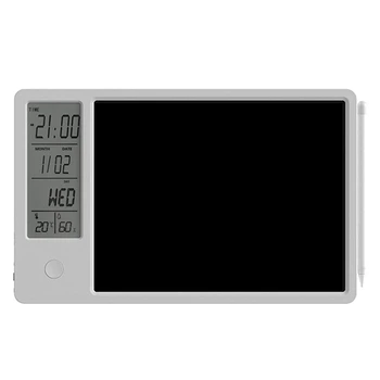 többfunkciós elektronikus naptár asztali naptár LCD kézírás-felismerő tábla irodai feljegyzés asztali dísznaptár