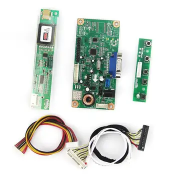 VGA kártya LTN154X3 N154I3 LCD/LED vezérlőkártyához 1280x800 LVDS monitor újrafelhasználása laptop