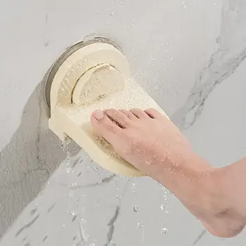 Zuhany pihenő lábpedál műanyag fürdőszoba zuhany borotválkozási lábsegéd markolat tartó lábtartó tapadókorong lépés otthoni szállodai fürdőszoba