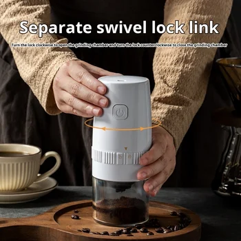 kávébab daráló többfunkciós vezeték nélküli elektromos kis hordozható kávébabdaráló