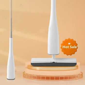 Automatikus önhúzó felmosó lapos Easy Mop PVA szivacsfejekkel Ingyenes kézmosás Öncsavarás a hálószoba padlójának tisztításához