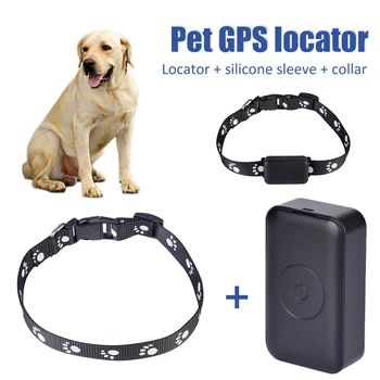 USB töltő GBS tracker nyakörv kutya macska háziállatok nyomkövető eszköz számára GSM AGPS LBS SOS Monitor felvevő idős gyermekek számára Háziállatok