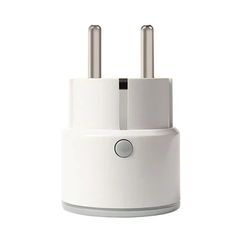 16A Intelligens dugó Wifi France aljzat áramfelügyelettel Tuya Smartlife APP távirányító Alexa Google számára