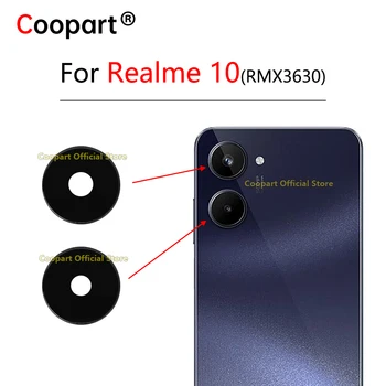 Új hátsó kamera üveglencse a Realme 10 cseréjéhez öntapadó matricával RMX3630