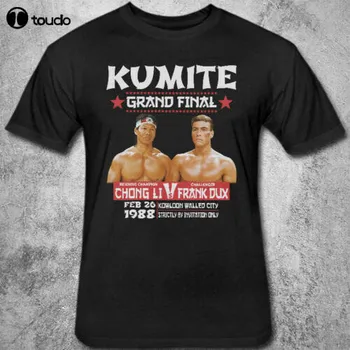 Kumite Bloodsport Chong Li Bolo Yeung Kung Fu Gym You Are Next Van Damme póló Unisex Custom Aldult Tini Uniszex pamut