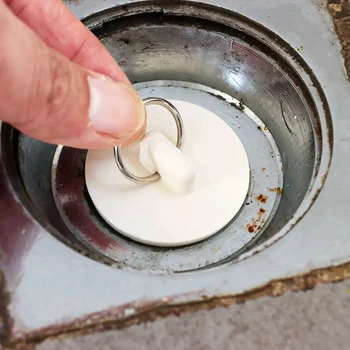 1Pc konyhai fürdő gumi mosogató dugó padló leeresztő dugó mosogató kád vízelvezető dugó mosoda szivárgásmentes dugó fürdőszobai kellékek