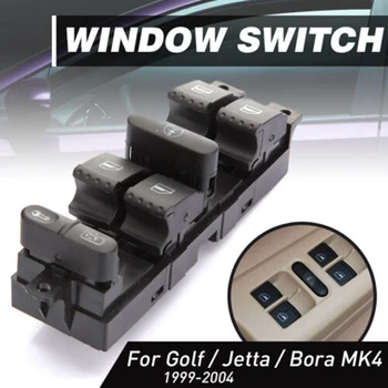 Autó elektromos főablakkapcsoló tartozékok 1J4959857D Volkswagen Golf Jetta Bora Passat B5 1J4959857B