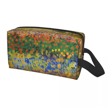 Virágoskert Írta: Vincent Van Gogh Utazás kozmetikai táska Nők Művészet Festészet Smink Piperecikkek Szervező Hölgy Szépség Tárolás Dopp készlet