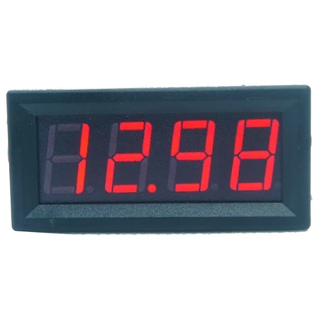 0,56 hüvelykes Mini digitális LED kijelző 4 bit 0-100V voltmérő panel Volt feszültségmérő tesztelő
