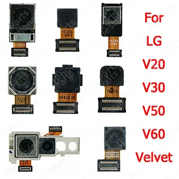  Elülső hátsó nézet Nagy hátsó kameramodul LG V20 V30 V50 V60 Velvet 5G szelfi hátsó kamera alkatrészek Flex kábel