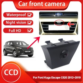 Autó elölnézeti parkolókamera éjjellátó AHD HD CCD A Ford Kuga Escape C520 számára 2012 ~ 2018 2019 vízálló 170 ° széles fok