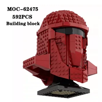 Új MOC-62475 építőelemek · Vörös őrök összekapcsolt építőelemek 592PCS felnőtt és gyermek játék puzzle születésnapi karácsonyi ajándék