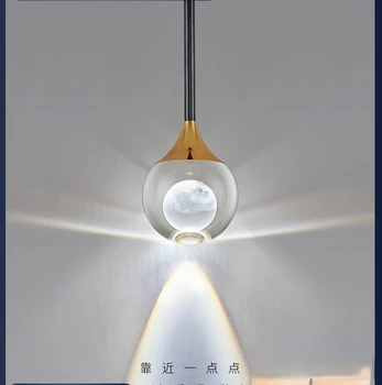 Modern minimalista hálószoba éjjeli lámpa nappali egyfejű kis csepplámpa minimalista bár függő vonal lámpa előszobai lámpák