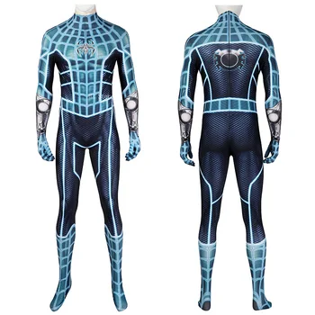 Marvel Spider-Man jumpsuit Fear Yourself Suit Battle Bodysuit Halloween cosplay jelmez a férfiak karácsonyi születésnapi ajándékához J23033BA