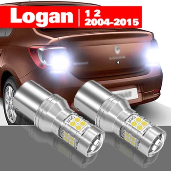 Renault Logan 1 2 2004-2015 2db LED hátrameneti lámpa tartozékok 2005 2006 2007 2008 2009 2010 2011 2012 2013 2014