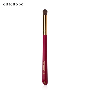 CHICHODO Luxus sminkkefe Kerek fejű keverőkefe Kiváló minőségű puha természetes állati szőrkefe -Red Rose sorozat 011