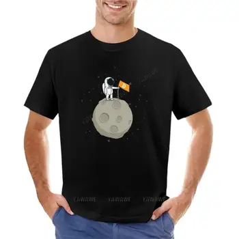 férfi póló o-nyakú felső póló Bitcoin Moon póló fekete póló állatmintás ing fiúknak férfi magas pólók