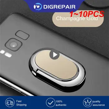 1 ~ 10PCS ujjgyűrű tartó állvány markolat 360 forgatható mobiltelefonhoz autó mágneses rögzítésű telefon hátsó matricapad Unniversal konzol