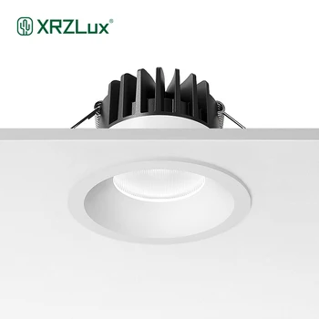 XRZLux LED mélysugárzó IP44 vízálló, tükröződésmentes süllyesztett COB LED mélyvilágító fürdőszobai spotlámpa 10W beágyazott LED mennyezeti lámpa