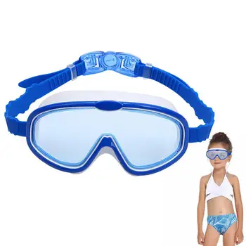 Úszószemüveg gyerekeknek párásodásgátló, UV-sugárzás elleni széles látószögű úszószemüveg légzőcső búvárkodás maszk szilikon tömítés légzőcső felszerelés