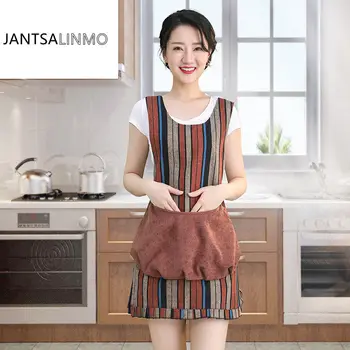 Új koreai stílusú divat csipke konyha vízálló törölhető kézkötény nők aranyos otthoni főzési kötény Boutique konyhai kellékek