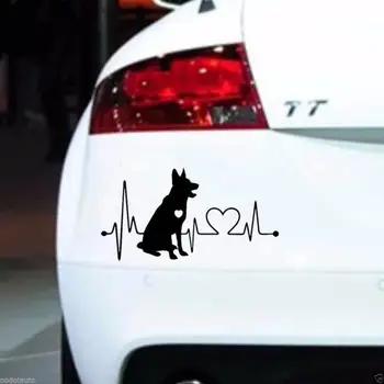 Kisváros11.7*6.6CM Chihuahua kutya vinil matrica szép vízálló autóablak matricák Autó stílus dekoráció Fekete/ezüst S1-0355