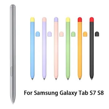 1Pcs szilikon tolltartó tok Samsung Penhez csúszásmentes védőtok Tab S7 Plus S8 Plus érintőtoll-fedél