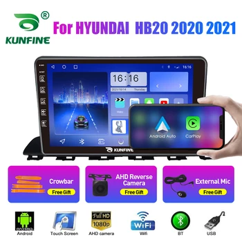 Autórádió HYUNDAI HB20 2020-21 2Din Android Octa Core autórádió DVD GPS navigációs lejátszó multimédia Android Auto Carplay