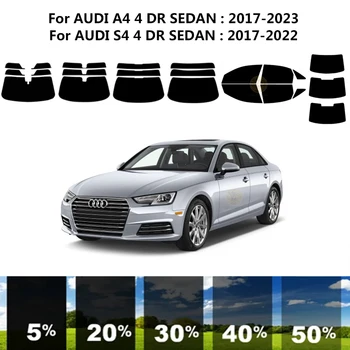 Előre vágott nanokerámia autó UV ablakfesték készlet autóipari ablakfólia AUDI A4 4 DR SEDAN 2017-2023