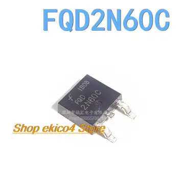 10darab Eredeti készlet FQD2N60C 600V 1.9A - 252