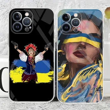 Ukrajna ukrán lány telefontok Új 2023 IPhone 14 12 13 11 Pro Max Mini X XR XS Max 7 8 Plus átlátszó tok