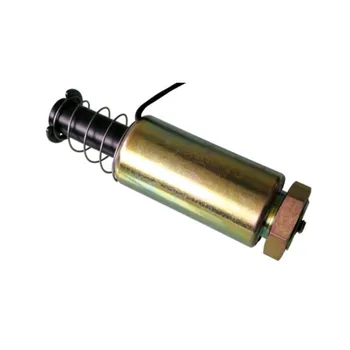1PC kerek mágnesszelep, cső alakú push-pull típus felfüggeszthető a telepítéshez HIT-2551S-24D20 kidobó rúd menettel