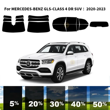 Előre vágott nanokerámia autó UV ablakfesték készlet autóipari ablakfólia MERCEDES-BENZ GLS-CLASS X167 4 DR SUV 2020-2023 számára