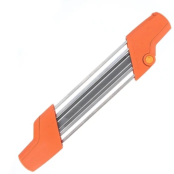 Univerzális lánccsiszoló Egyszerű láncfűrész lánccsiszoló 2 az 1-ben 4,0 mm-es gyors lánccsiszoló