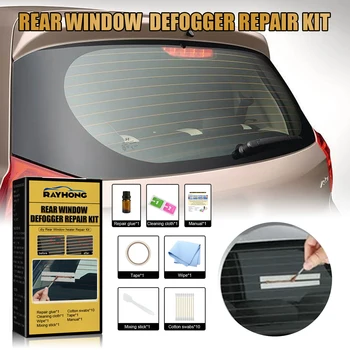 Autó hátsó jégtelenítő javító készlet Grillhuzal Diy gyors karbantartási eszközök Hátsó ablak páramentesítő javító készlet Szükségletek