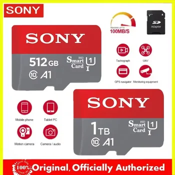 SONY Micro SD memóriakártya Nagy sebességű U3 Choice Ultra 1TB 512GB 256GB 128GB 64GB 32GB Micro SD TF Flash kártya telefon kamera