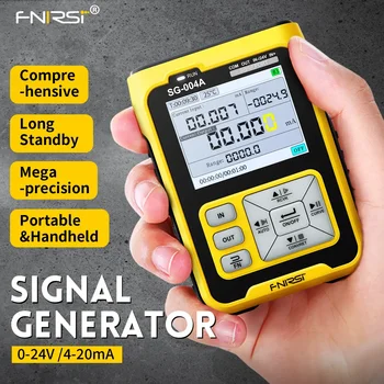 FNIRSI SG-004A 4-20mA többfunkciós jelgenerátor PT100 hőelem ellenállás nyomástávadó folyamat kalibrátor