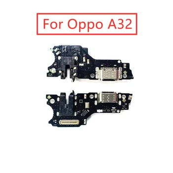  Oppo A32 USB töltő dokkoló csatlakozáshoz Töltő flexibilis kábel csatlakoztatása oppo a32 USB javítási alkatrészekhez