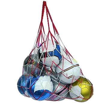 Labda hordtáska Háló Kültéri sportfoci háló Hordozható sporteszközök Kosárlabda röplabda labda háló táska